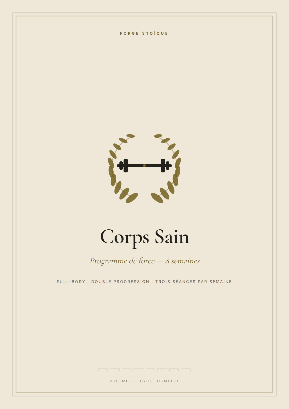 Couverture du programme Corps Sain